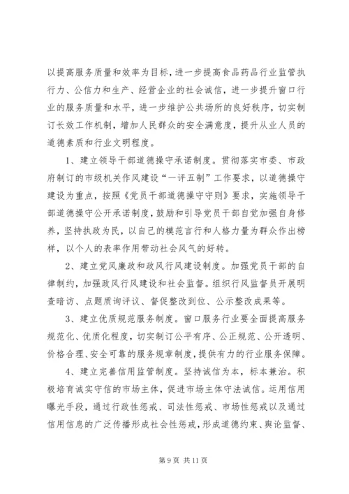 在全市道德领域突出问题专项教育和治理活动汇报会上的发言.docx