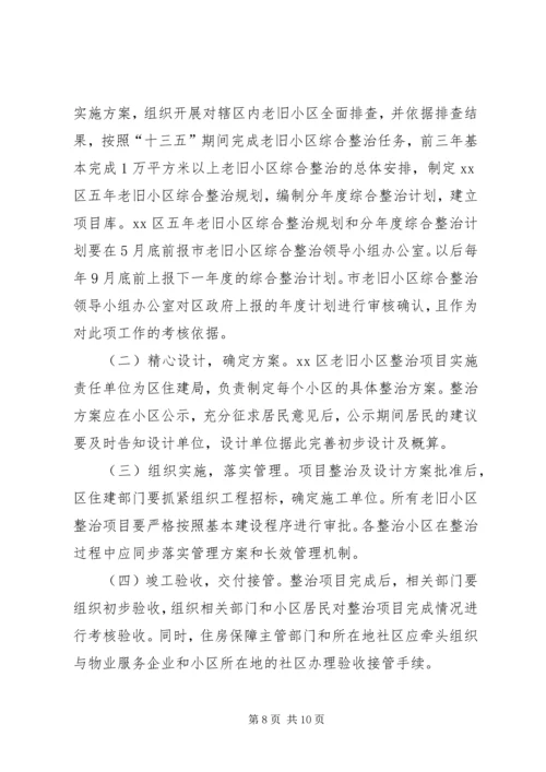 老旧小区综合整治方案范文.docx