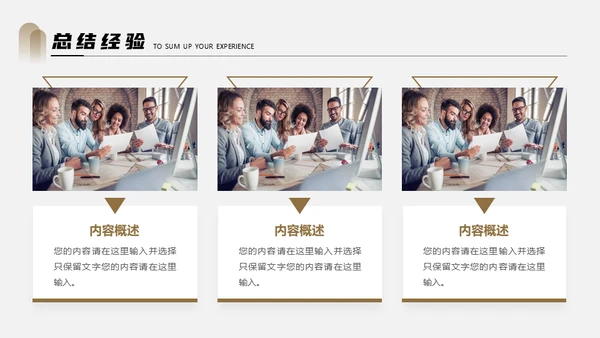 部门小组年终述职总结汇报通用PPT模板