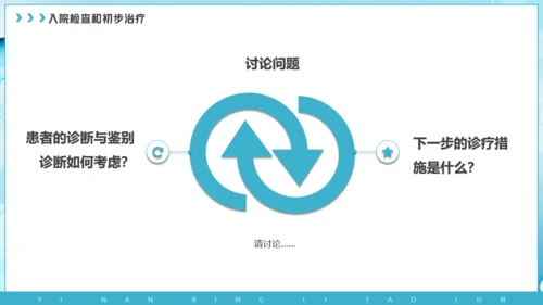 放射科疑难病例讨论动态通用PPT模板
