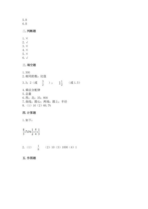 人教版六年级上册数学期末检测卷精品（名师推荐）.docx