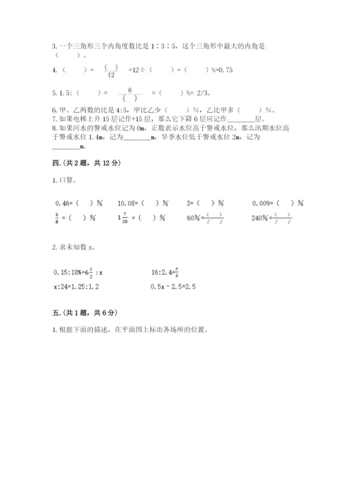 苏教版数学六年级下册试题期末模拟检测卷附参考答案ab卷.docx