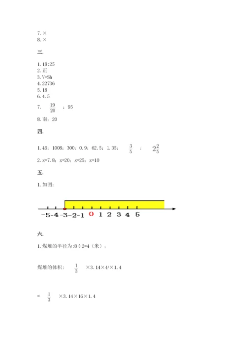 青岛版六年级数学下册期末测试题含完整答案【精品】.docx