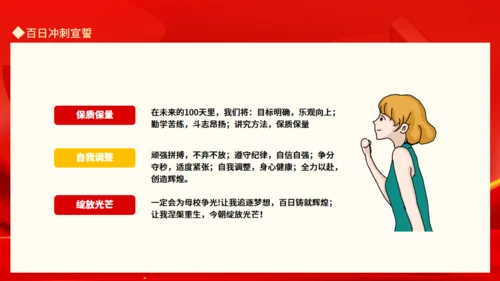 高考必胜中考百日誓师大会通用PPT模板