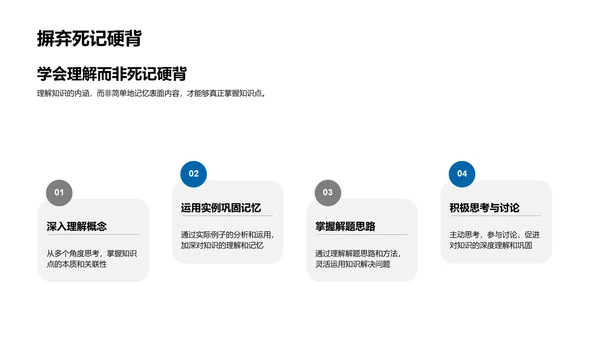 初三学习策略讲解PPT模板