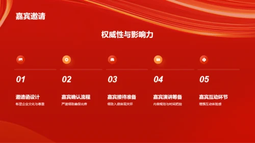红色创意企业年度员工表彰大会PPT模板
