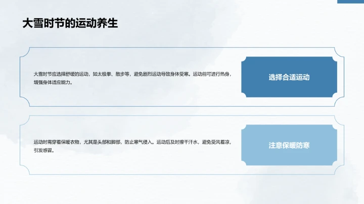 二十四节气大雪PPT模板