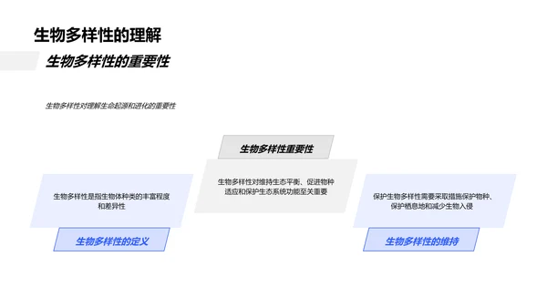 生物进化探究PPT模板