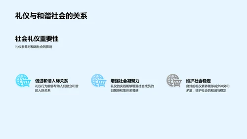 礼仪素养提升指南PPT模板