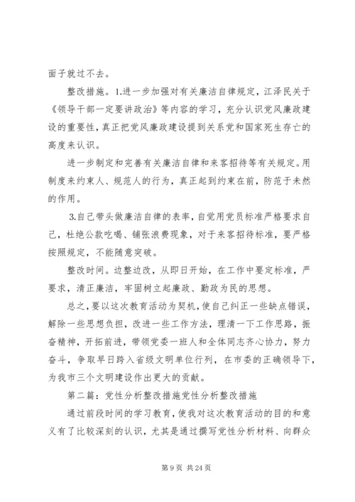 党性分析和整改措施2.docx