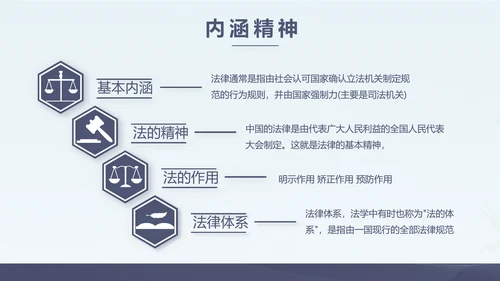 法律讲座宣传动态PPT模板