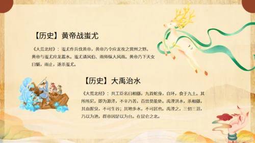 《山海经》介绍通用PPT模板