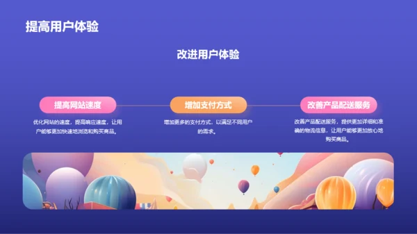 紫色3D创意酷炫双十二活动复盘PPT模板