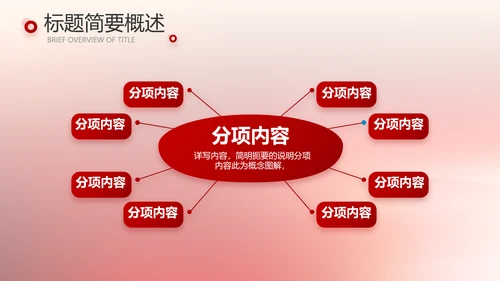 红色八一军事部队听党指挥工作总结汇报动态PPT