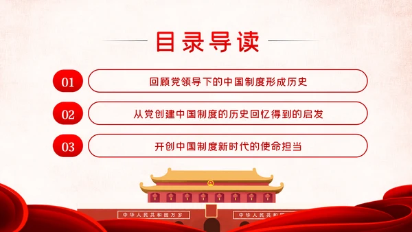 战胜重大风险与挑战开创中国制度新时代PPT模板