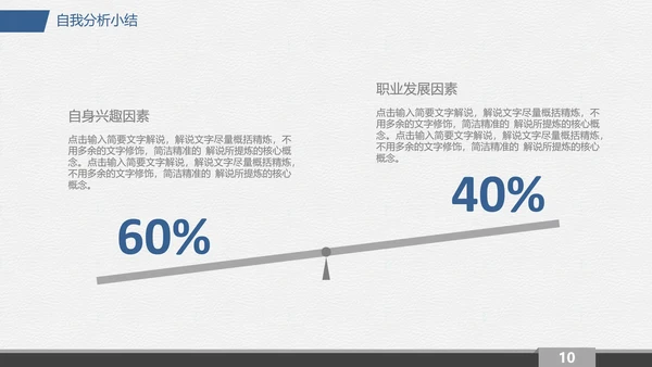 各专业通用大学生职业生涯规划PPT模版
