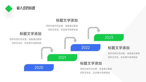 蓝绿简约扁平心态管理培训PPT模板