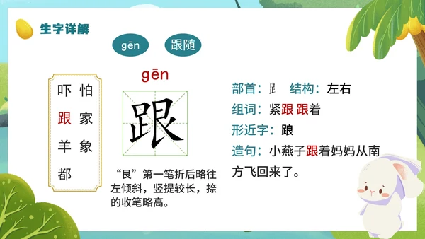 部编版一年级下册《咕咚》语文课件PPT模板