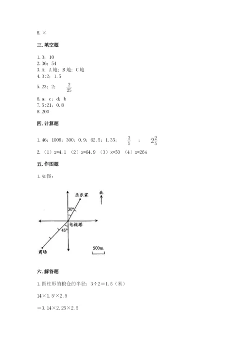 小升初六年级期末试卷附答案（实用）.docx