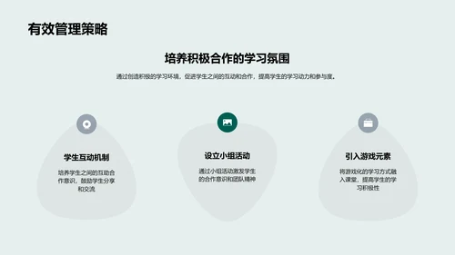 课堂管理与教学效果PPT模板