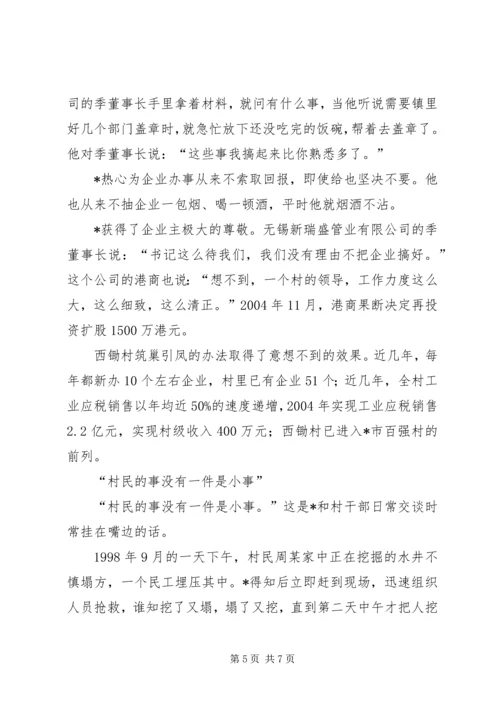 村党总支书记事迹材料.docx