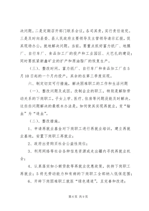 领导个人整改方案(经贸) (2).docx