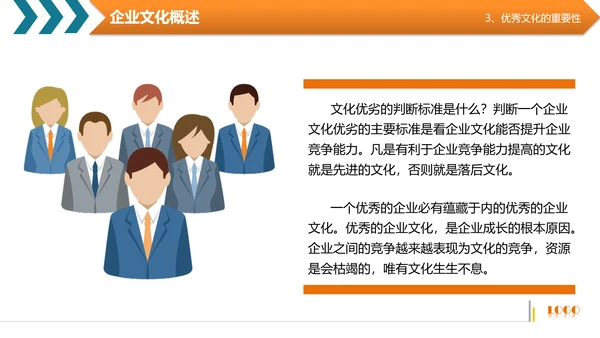 商务高管培训企业文化阐述PPT模板