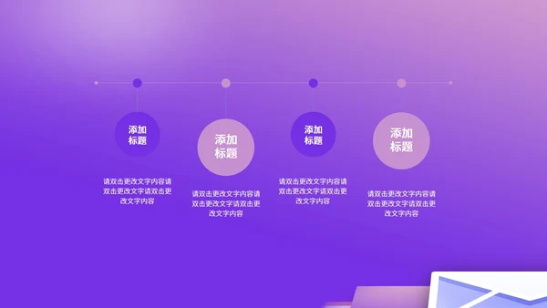 紫色渐变风大学生职业规划PPT模板