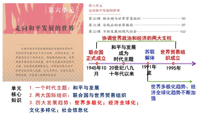 第20课 联合国与世界贸易组织（课件）（统编版）