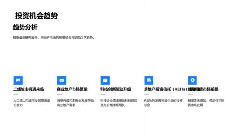 房产投资研究报告PPT模板