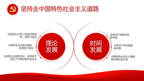 党建党支部工作总结汇报动态PPT党课