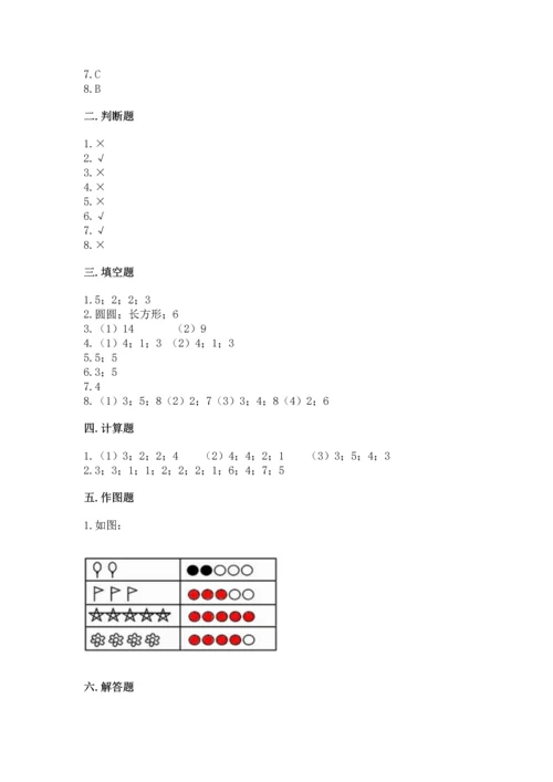 人教版一年级上册数学期中测试卷精品（综合题）.docx