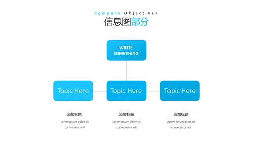 蓝色简洁风格公司简介商务通用PPT模板