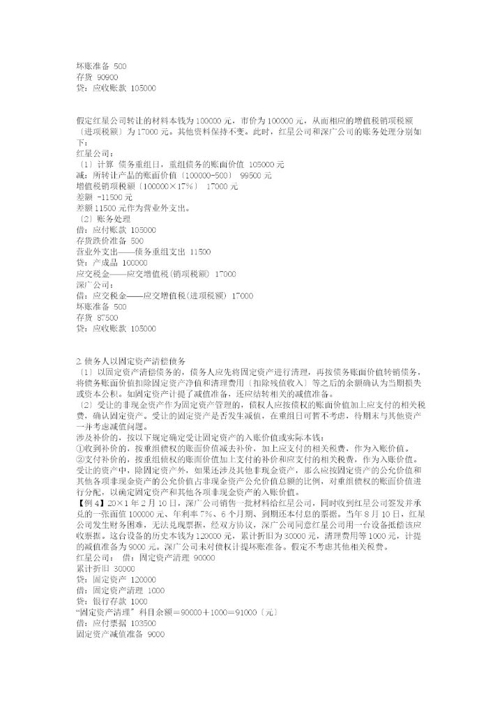 《企业会计准则——债务重组》指-南.docx