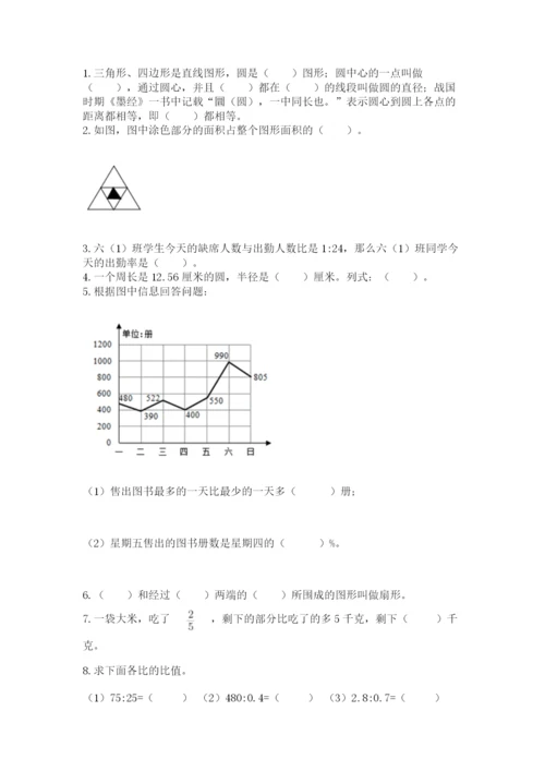 小学六年级上册数学期末测试卷精品（名校卷）.docx