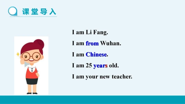 【轻松备课】外研版初中英语七年级上Module 1 Unit 1教学课件