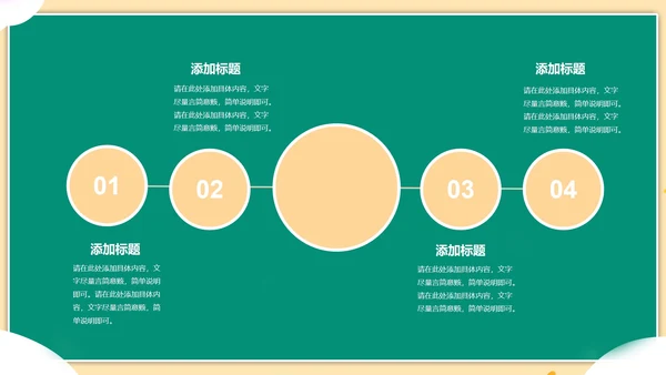 绿色插画风读书分享PPT模板