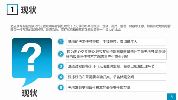酒店布草信息化管理系统PPT模板