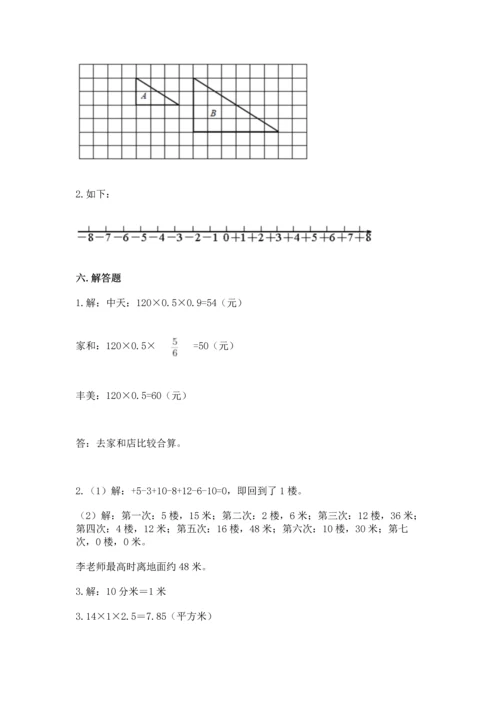 人教版六年级下册数学期末测试卷及完整答案（夺冠）.docx