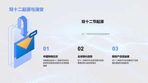 双十二科技数码销售策划PPT模板