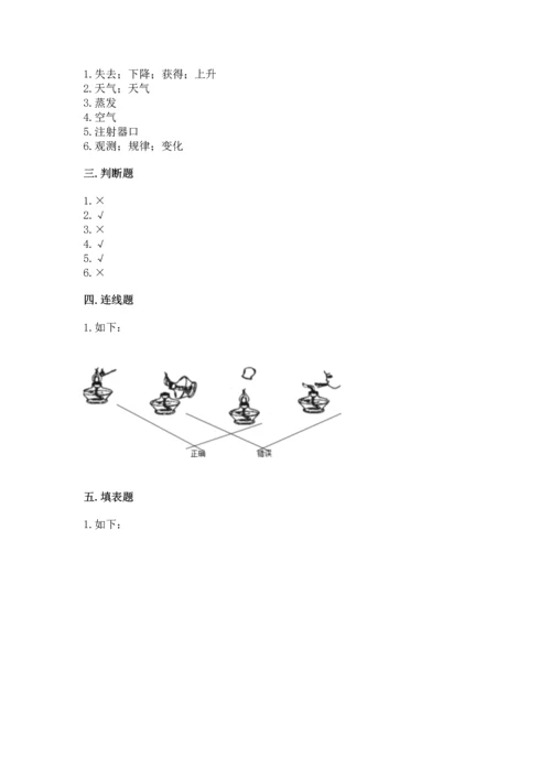 教科版三年级上册科学期末测试卷附答案（夺分金卷）.docx