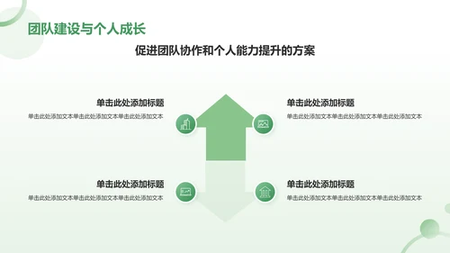 绿色小清新八月你好——工作总结汇报PPT模板