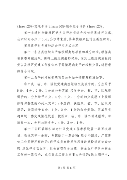社区党务工作者考核管理办法.docx