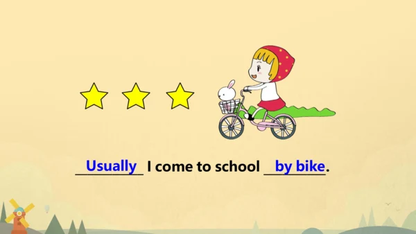 Unit 2 Ways to go to school PA Let's talk 课件（共25张P