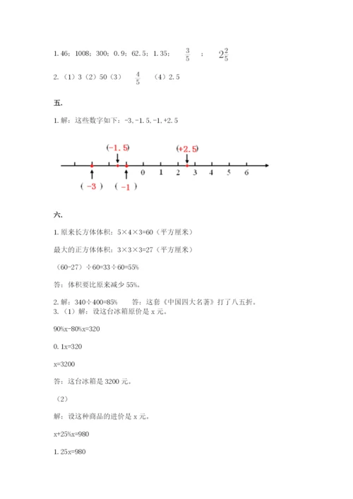 洛阳市小学数学小升初试卷【网校专用】.docx