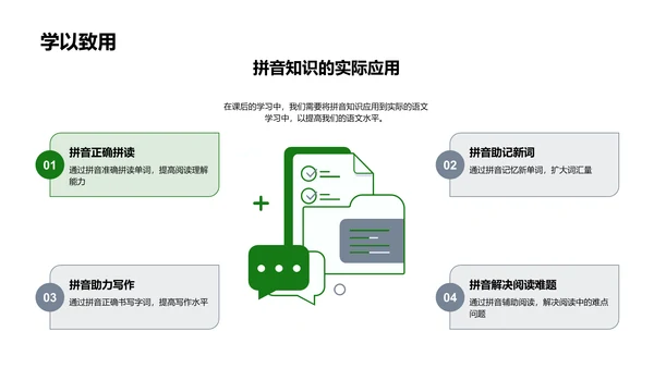 拼音知识竞赛引导PPT模板