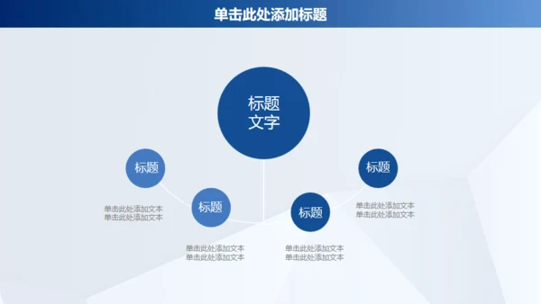 蓝色商务年终工作汇报通用PPT模板