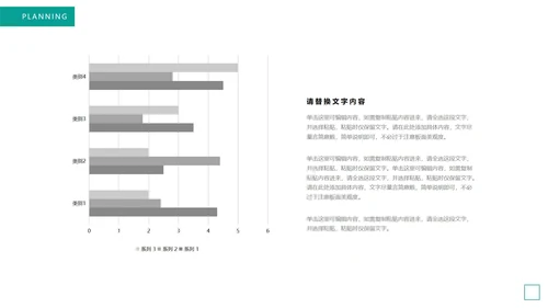 绿色极光简约风策划方案PPT模板