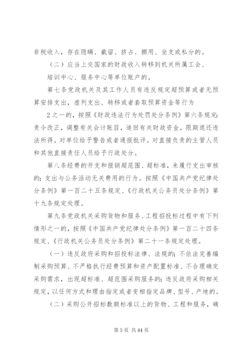 党组工作责任追究制度精编.docx