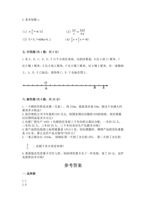 小升初六年级期末测试卷【考点梳理】.docx